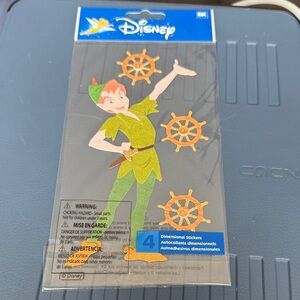 Disney Peter Pan Green and Orange Stickers
